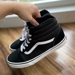 High top Vans. Youth 6.5 fit like womens 8. Like new